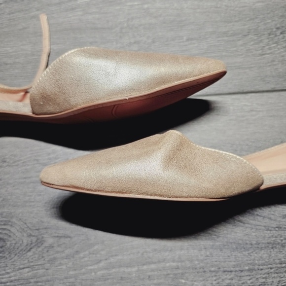 Franco Sarto antique gold ankle-strap flats, size 12 - Picture 12 of 15